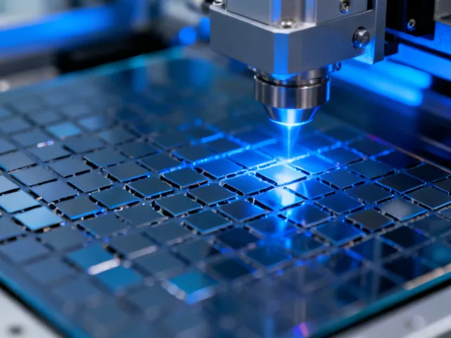 Semiconductor wafer dicing with Lumentum precision laser systems